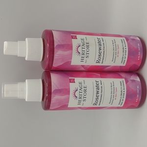 Heritage store rosewater refreshing facial mist spray energize Damask Rose oil